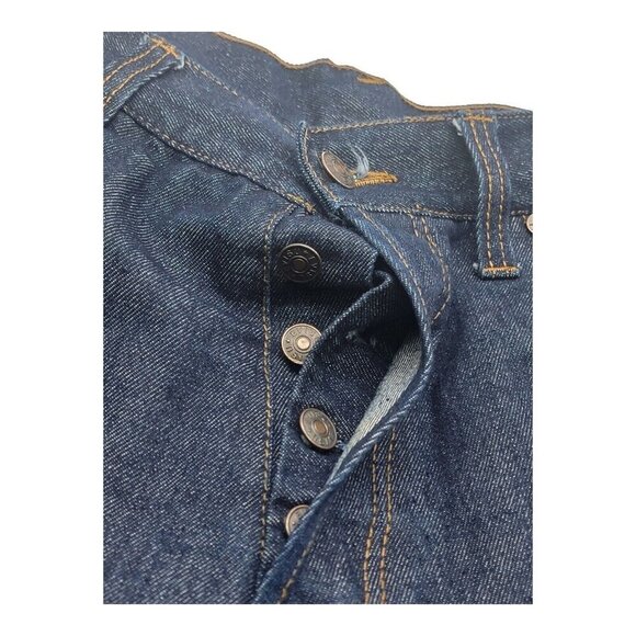 EVISU Jeans Men 38 Blue Paris Denim Vintage Cotton Baggy Hip Hop Retro Rare Y2K - Picture 10 of 11